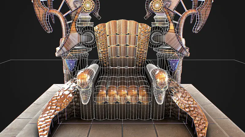 Model 3d Fantasy Throne