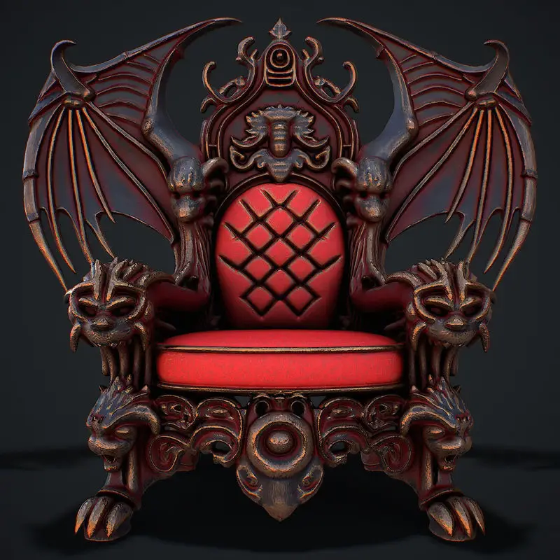 3D model připravený ke hře Fantasy Throne