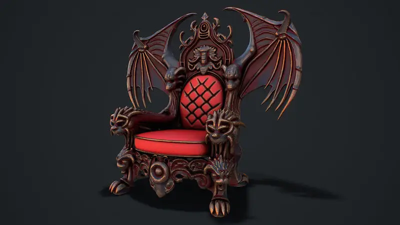 3D model připravený ke hře Fantasy Throne