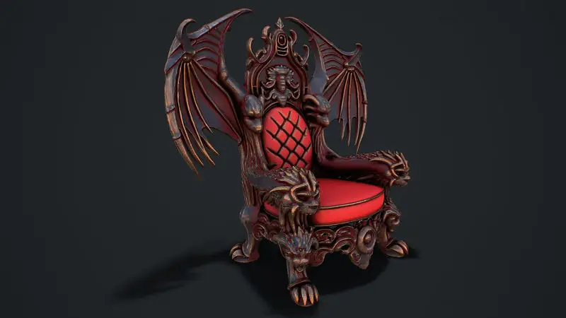 3D model připravený ke hře Fantasy Throne