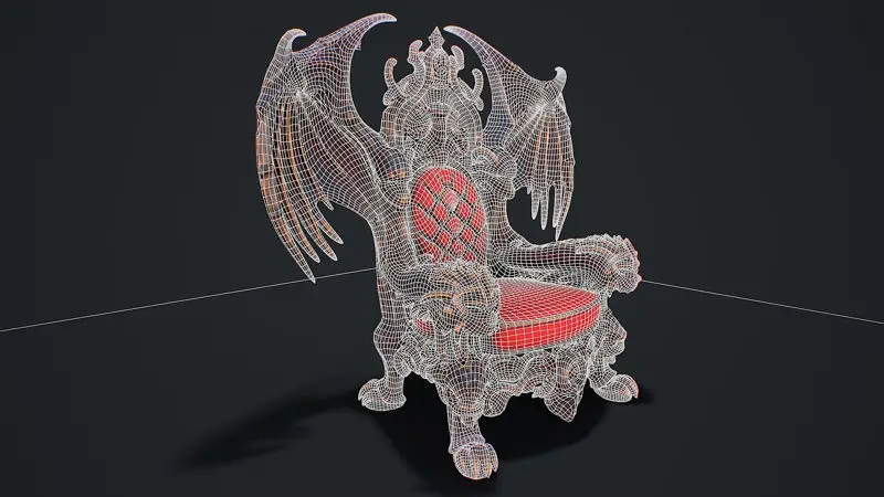 3D model připravený ke hře Fantasy Throne