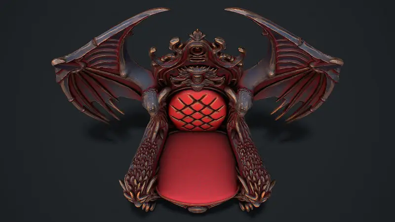 3D model připravený ke hře Fantasy Throne