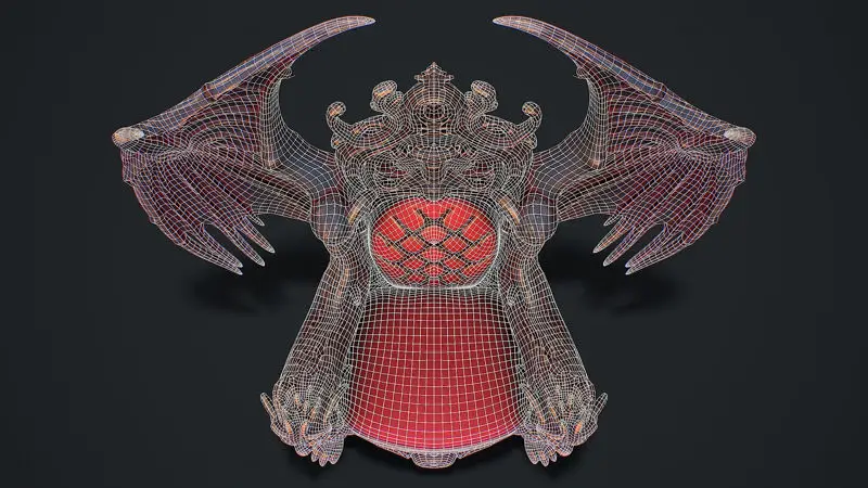 3D model připravený ke hře Fantasy Throne