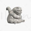 Modello 3d gatto grasso stampabile