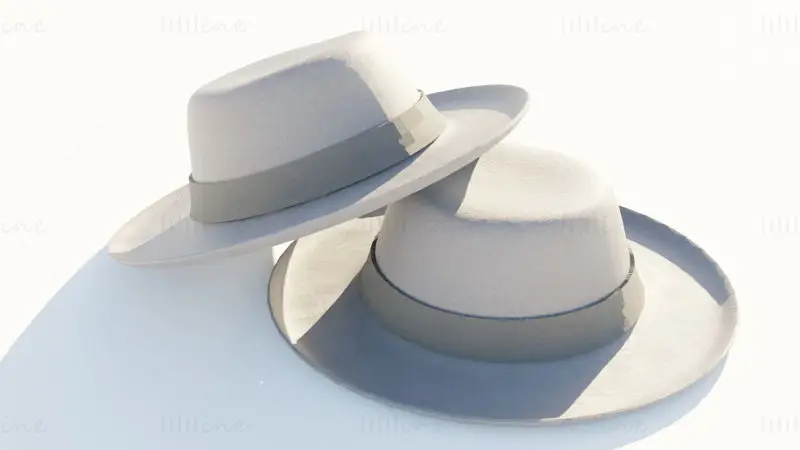 Fedora Hat 3D Model