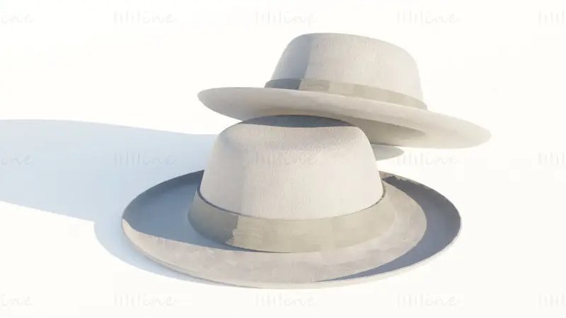 Fedora Hat 3D Model