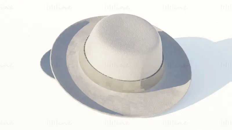 Fedora Hat 3D Model