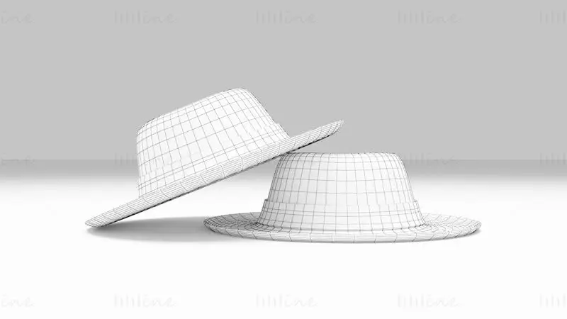 Fedora Hat 3D Model