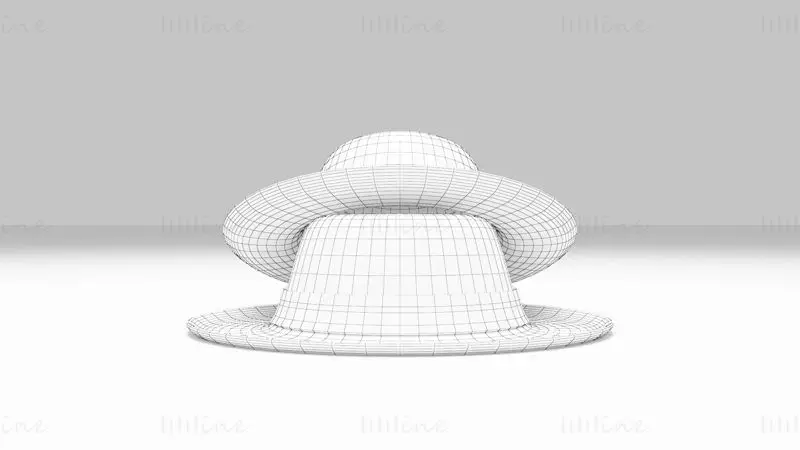 Fedora Hat 3D Model