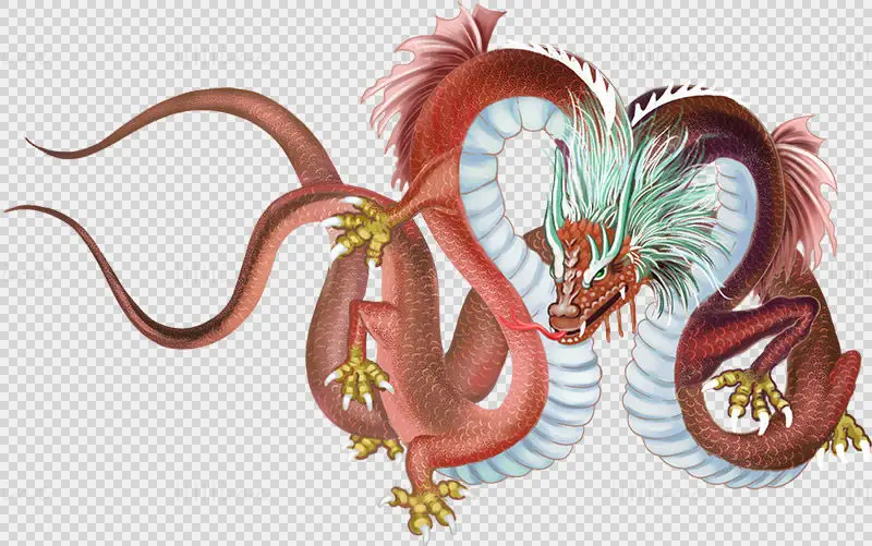 Ilustração de Fei-yi criatura mitológica chinesa