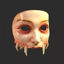 Female demon mask 3d print model