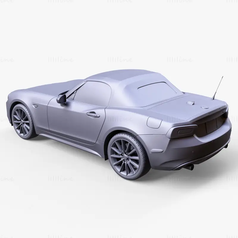 Fiat 124 Araignée modèle 3D