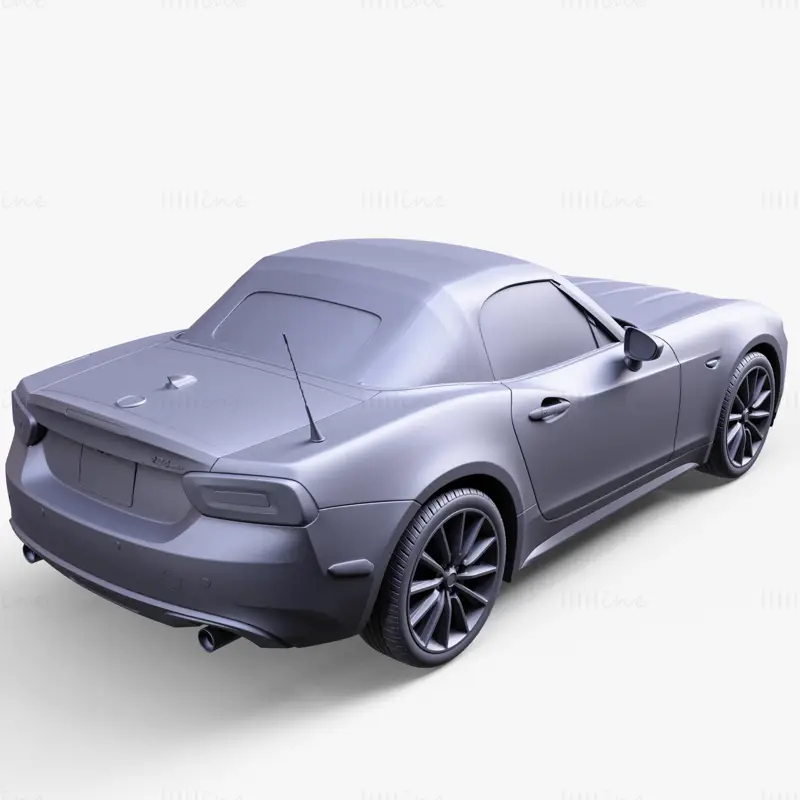 Fiat 124 Spider 3D модел