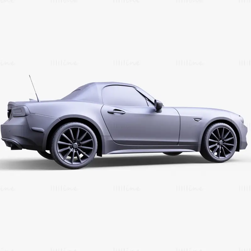 Fiat 124 Spider 3D модел