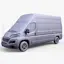 Fiat Ducato Van l3h3 2022 Car 3D Model