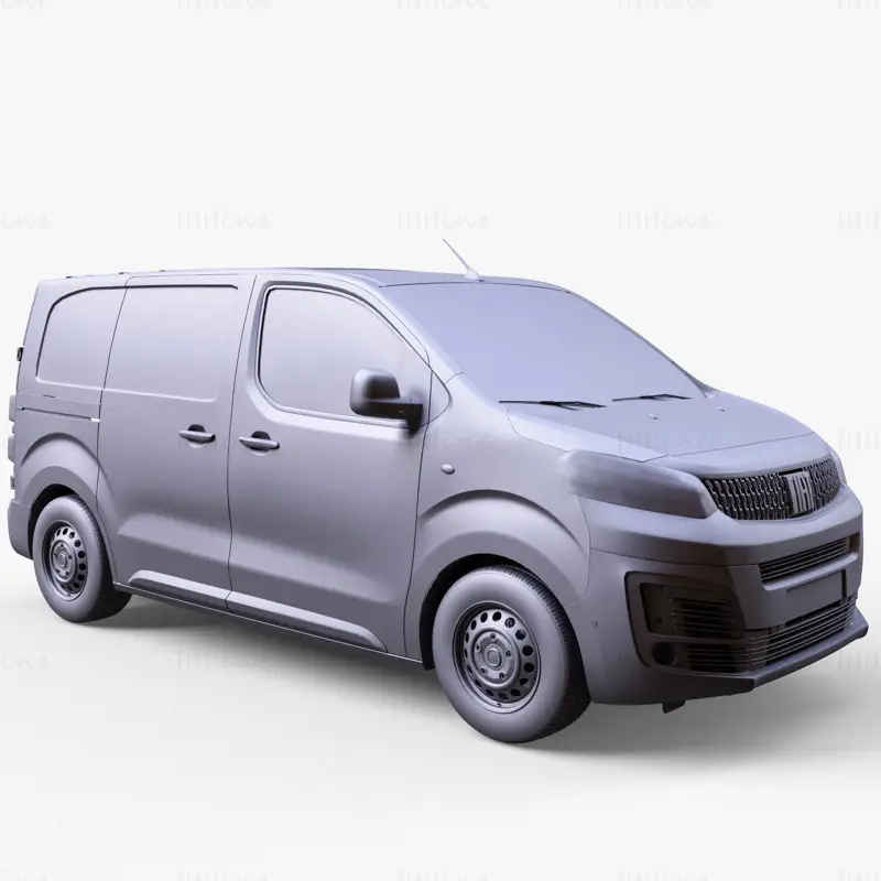 Fiat E Scudo 2022 auto 3D-model