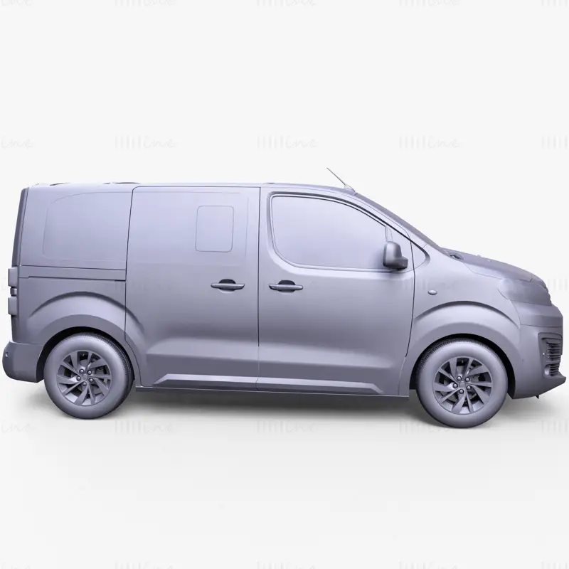Fiat E Ulysse 2022 Car 3D Model