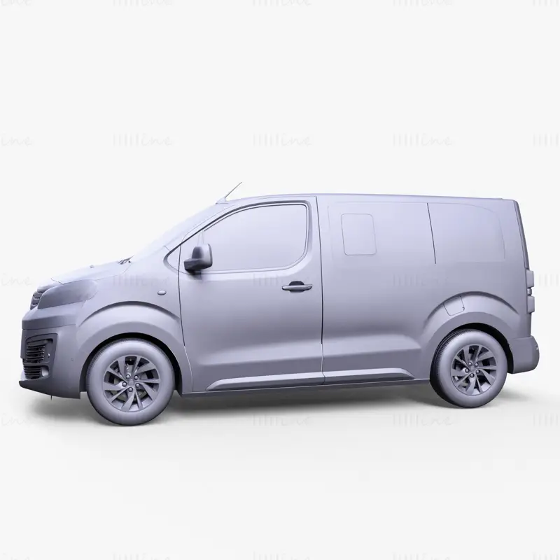 Fiat E Ulysse 2022 Car 3D Model