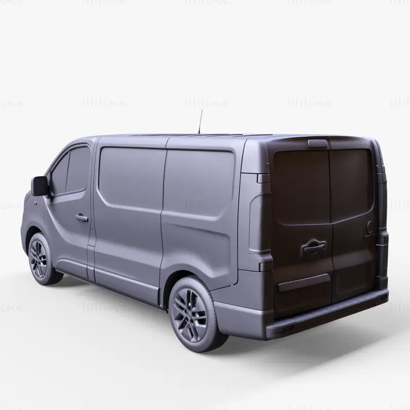 Fiat Talento Van l1 2017 Car 3D modell
