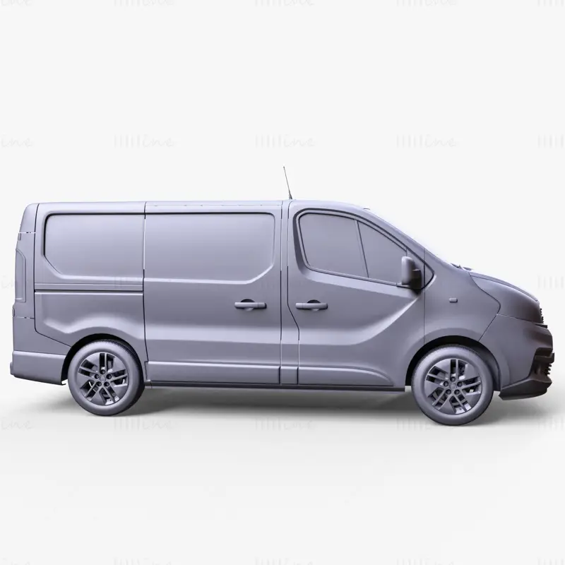 Fiat Talento Van l1 2017 Model 3D Auto