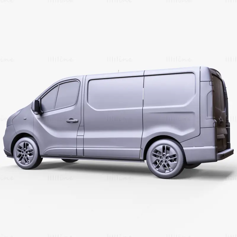 Fiat Talento Van l1 2017 Автомобил 3D модел