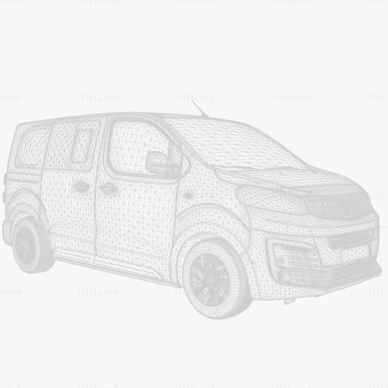 Fiat Ulysse l1 2022 Car 3D مدل