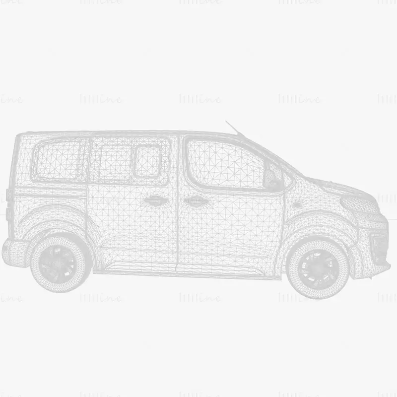 Fiat Ulysse l1 2022 Car 3D model