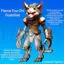 Fierce Fox-Oni Guardian 3D Baskı Modeli
