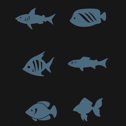 Balık vektör simgesi logosu