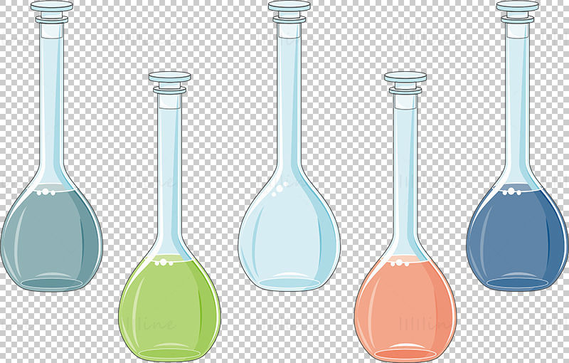 Flasks vector