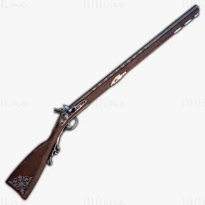 Flintlock Musket 3D modell