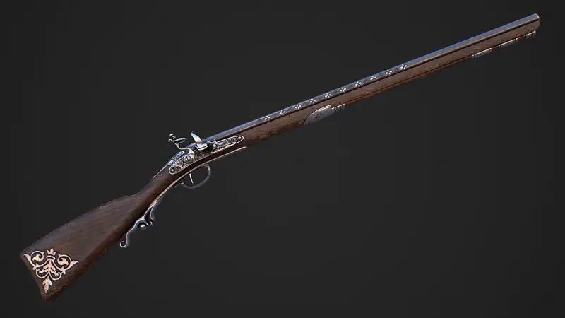 Flintlock Musket Model 3D