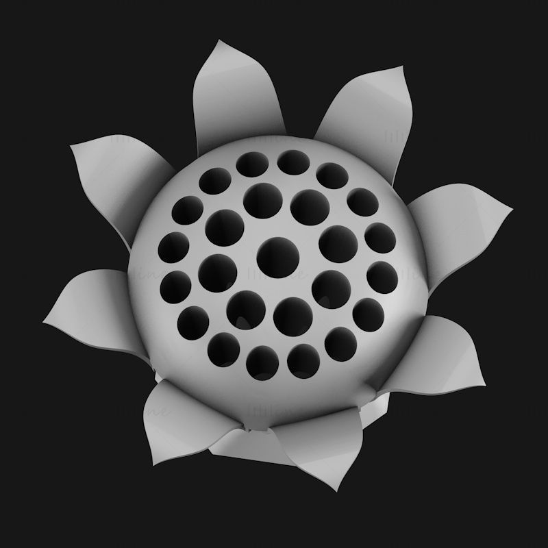 Blumenstifthalter 3D-Druckmodell