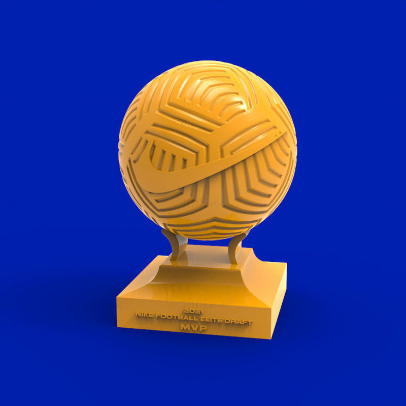 Football trophy 3d print model