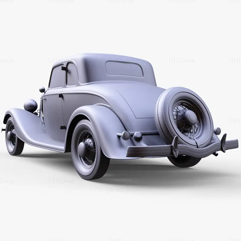 Ford Coupe 1934 3D модел на кола