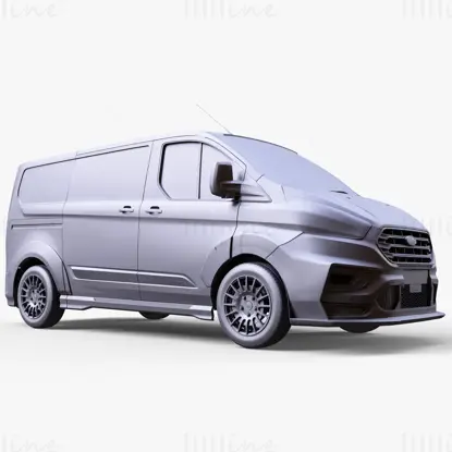 Coche Ford Transit ms RT 2018 modelo 3d