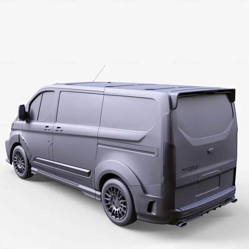 Ford Transit ms RT 2018 Car 3D Model