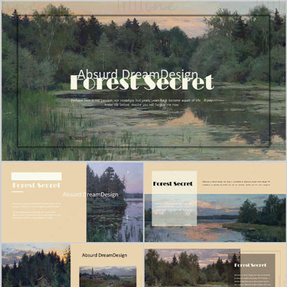Forest Secret PowerPoint Template