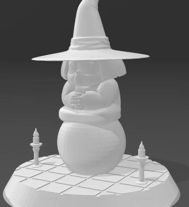 Fortuneteller Baba - Dragon Ball Z 3D Print Model STL FIles