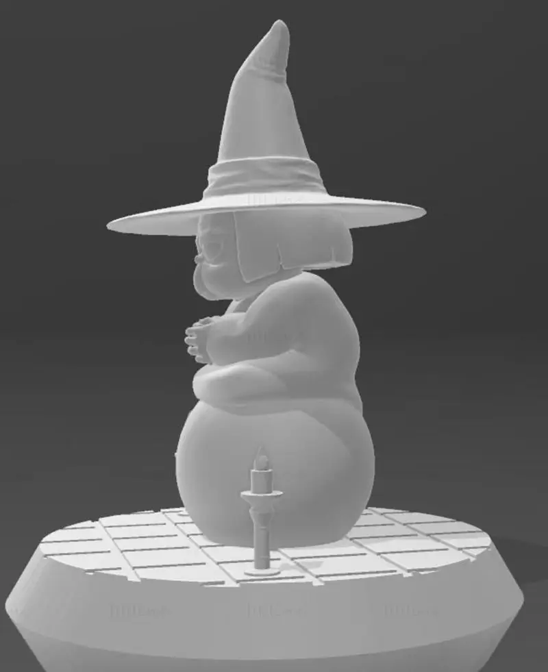 Fortuneteller Baba - Dragon Ball Z 3D Print Model STL FIles