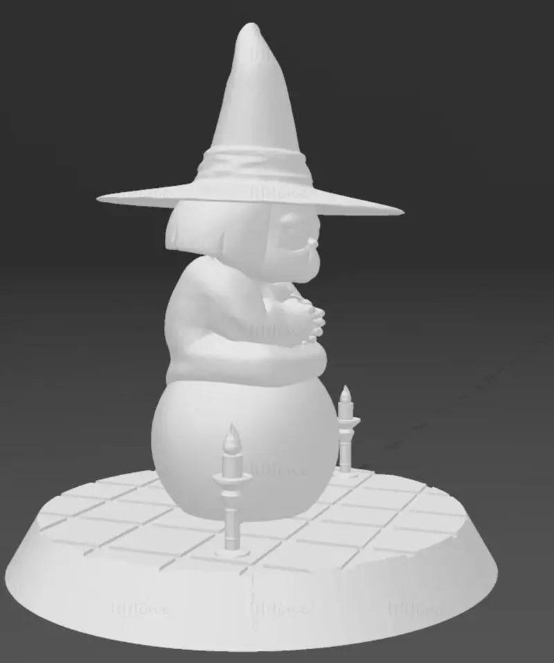 Fortuneteller Baba - Dragon Ball Z 3D Print Model STL FIles