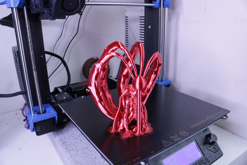 Four of Nine Tails 3D modell STL nyomtatásra készen