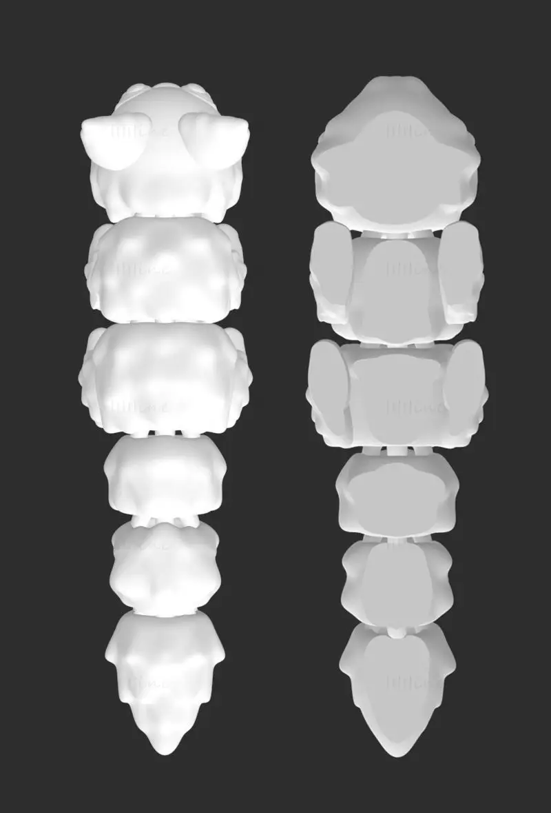 Fuchs FLEXI Gelenk-3D-Druckmodell STL-Datei