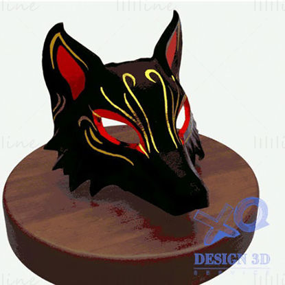 FOX MASK 3D Print Model