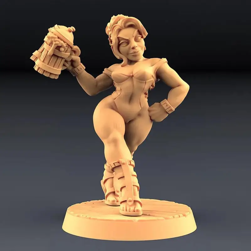 Fraia Dwarven Beauty 3D tiskový model STL