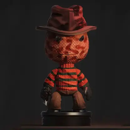 Файлы STL для 3D-печати модели Freddy Krueger LBP