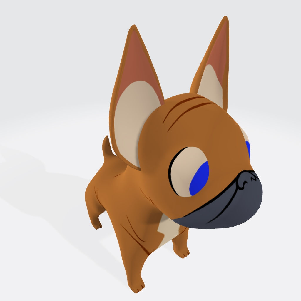 French Bulldog 3D Printing Model