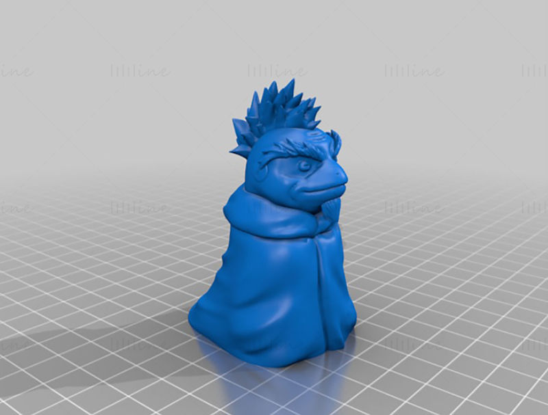 Fukasaku Naruto 3D Model Ready to Print STL