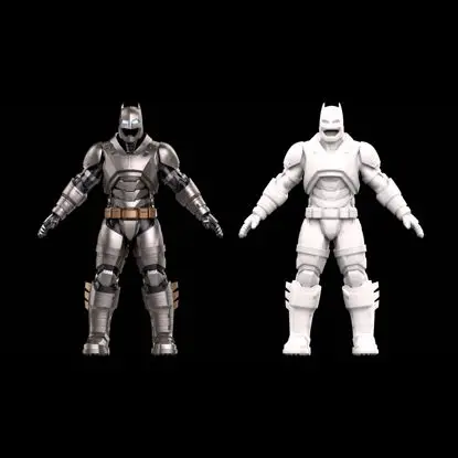 Voll gepanzerter Batsuit Batman vs Superman Cosplay 3D-Druck Modell STL