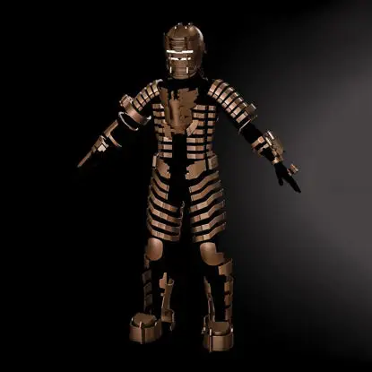 Teljes készlet páncél Dead Space Isaac Clarke 3D Print Model STL